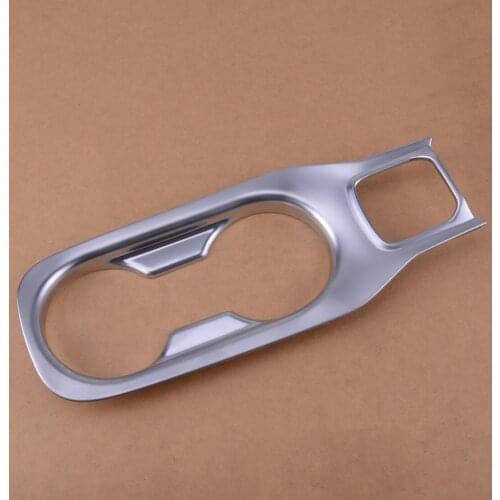Silver ABS Matt Console Front Cup Holder Water Bottle Cover Trim Fit For Toyota Corolla Hatchback 2019