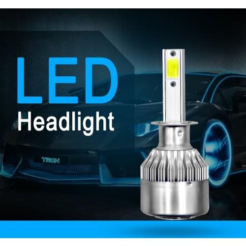 C9 LED headlight 72W/Pair 36W/Bulb 2PCS/Lot Free shipping 9-36V H1 6000K Waterproof: IP68.7600LM/Pair 3800LM/Bulb