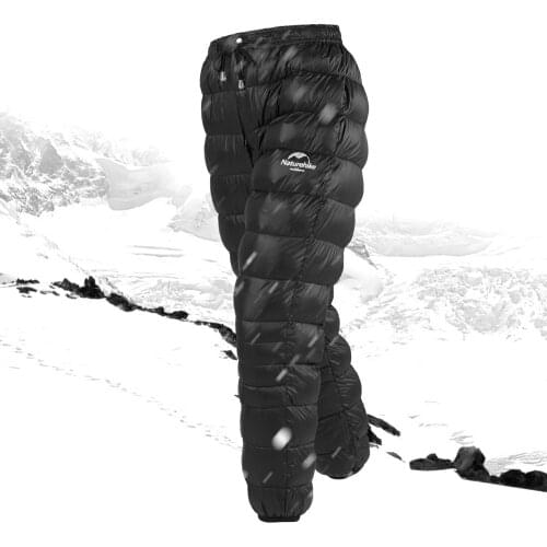 Naturehike Outdoor down pants waterproof wear men women mountaineering camping warm winter white goose down pants