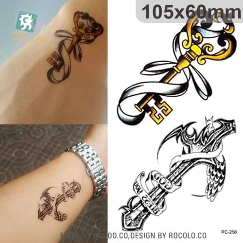 Waterproof Temporary Tattoo Sticker on body wand tattoo cross tatto stickers flash tatoo fake tattoos for men girl women
