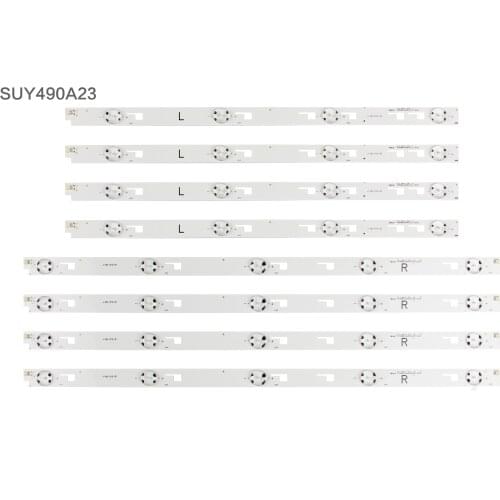 1set=8pcs led backlight strip for SONY 49inch KD-49X8000C led strip SVY490A23_Rev00_5LED-L_150223 SVY490A23_Rev00_5LED-R_