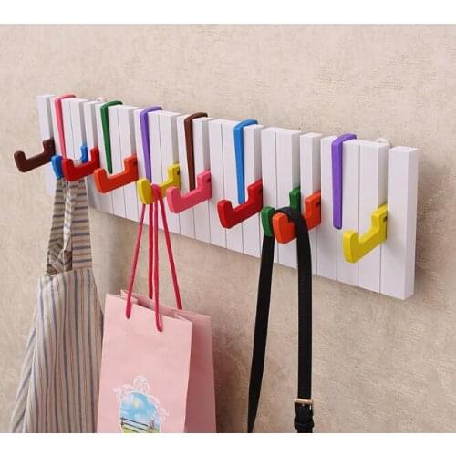 1PC Cloud Magnetic Key Rushed Top Fashion Wall Shelf Prateleira Porch Coat Rack Piano Keyboard Hook Hanger Hanging Paint JL 271