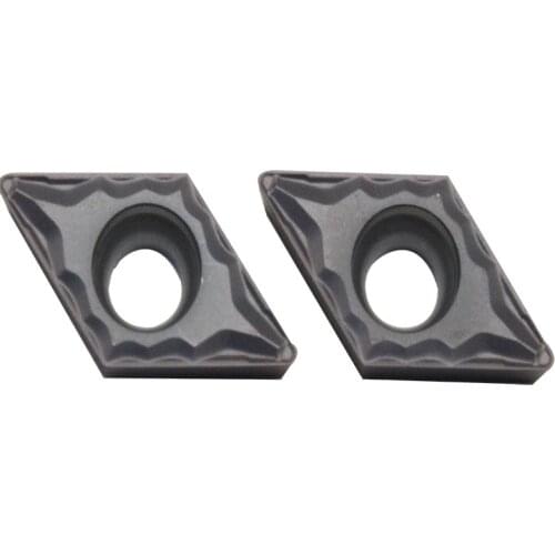 20PCS WS7125 DCMT070204 MP stainless steel carbide blade stone CNC outer hole inner hole car blade