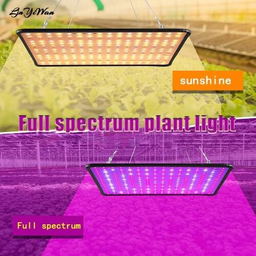 256 LEDs 5000WLED Plant Grow Light LED Grow Light Full Spectrum Veg Bloom Lamp Indoor Plant Growing Light Greenhouse for Garden