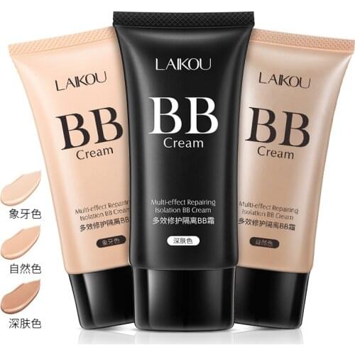 50g BB Cream Foundation Cover Concealer Moisturizing Oil Control Long Lasting Brightening Refreshing Separation Lotion Cosmetic