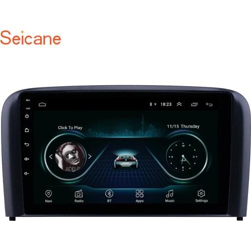 Seicane 9 inch 2din Android 8.1 car Radio GPS Car Multimedia player for 2004 2005 2006 Volvo S80 GPS USB AUX support Carplay
