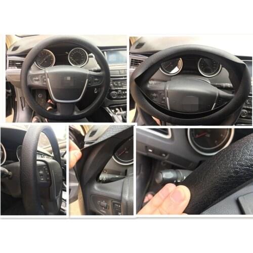 Hot Car Styling Steering wheel cover For Renault Duster Espace 4 5 Kadjar Koleos 1 2 KWID Megane 3 4 Accessories