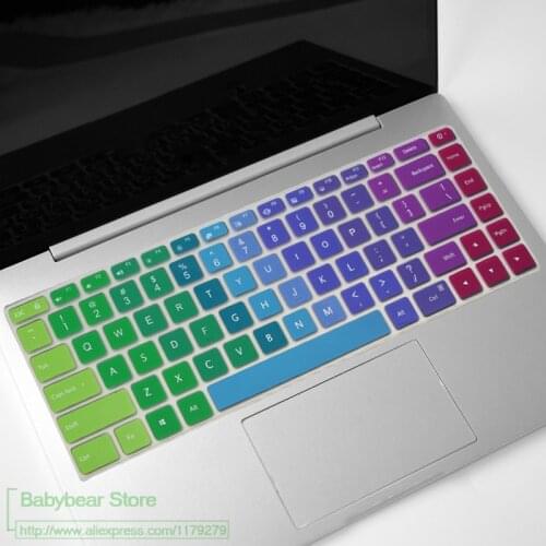 For Xiaomi Mi Notebook Pro 15 15.6 i7-8550U i5-8250U Laptop Colourful Silicone Keyboard cover Protector skin Laptop
