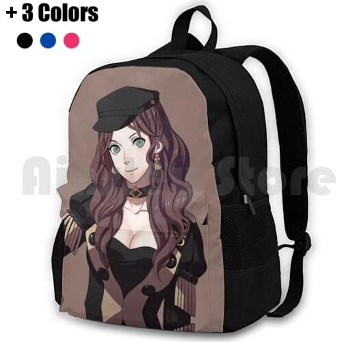 Dorothea-Fire Emblem Three Houses Outdoor Hiking Backpack Riding Climbing Sports Bag Fire Emblem Fire Emblem Three Houses Black
