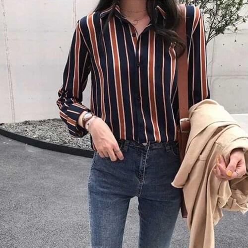 ETOSELL Women's Striped Shirts