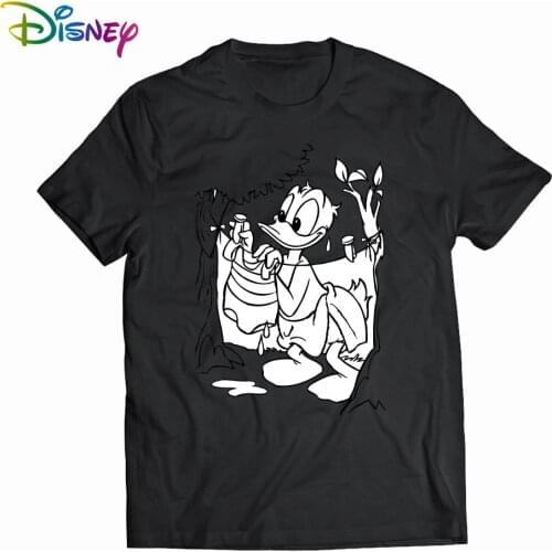Disney Donald Duck Mens Women tee shirt Summer Womens cotton t-shirt funny t shirts T-shirts with short sleeves Tops Clothing