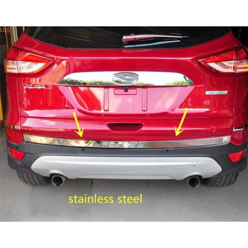 For Ford Kuga 2013-2019 High-quality stainless steel/ABS Chrome Trunk Tailgate Decoration strip Car styling