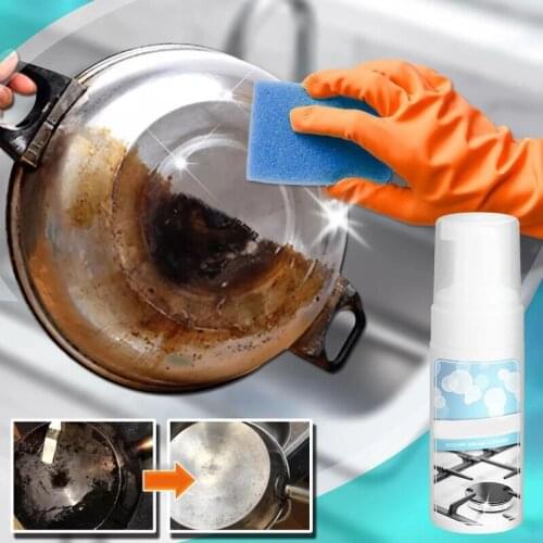 Kitchen Grease Cleaner 30/100ml Stainless Steel Cleaner & Polish For Grills Ovens & Appliances CLH@8