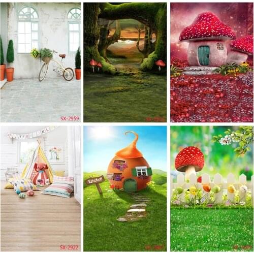 Summer Tropical Sea Beach Palms Tree Photography Background Child Portrait Photo Backdrops Photo Studio Props 2157 YXFL-07