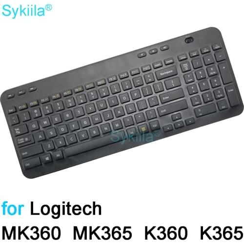 MK360 Keyboard Cover for Logitech MK360 MK365 K360 K365 for Logi Wireless Protective Protector Skin Clear Silicon TPU Case