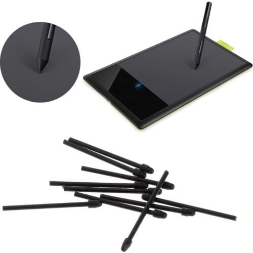 QX2B 10Pcs Graphic Drawing Pad Pen Nibs Replacement Stylus for Intuos 860/660 Cintiq