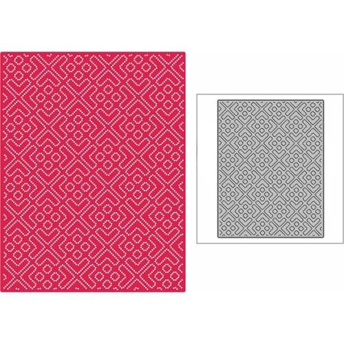 New Arrow Diamond Window Background Plate Craft Embossing Mold 2021 Metal Cutting Dies for DIY Scrapbooking Album Card Making