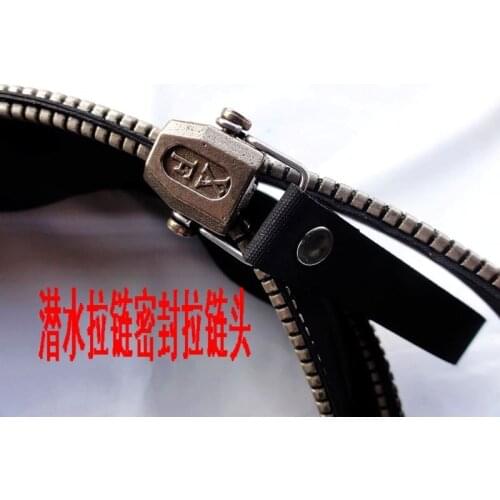 Underwater diving equipment/5# metal brass/close-end 17cm/Customization waterproof zipper/watertight airtight/Diving suit