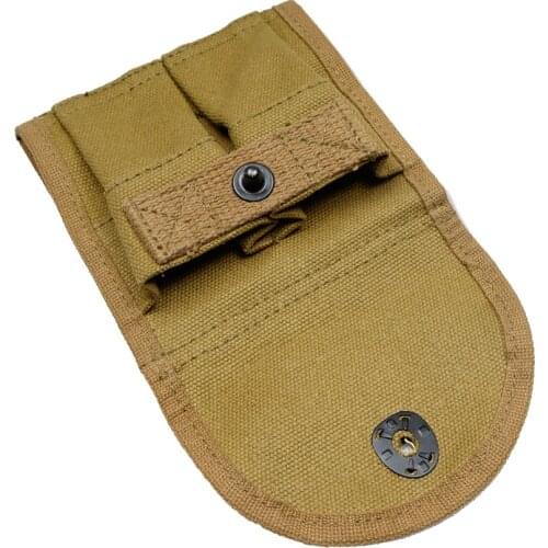 Khaki M1 Cabbeen US 2 Cell Pouch Retro WW2 Army Tool Bag Tactical Pouch Molle Pouch Men Pouch Bag