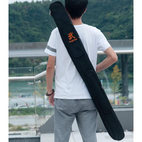 Martial Arts Equipment Bag Sword Bag 1.3 Meter Longth Sword Case 2 Layers Hold 2 Sword With Straps