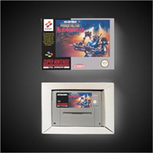 Super Probotector The Alien Rebels - EUR Version Action Game Card with Retail Box