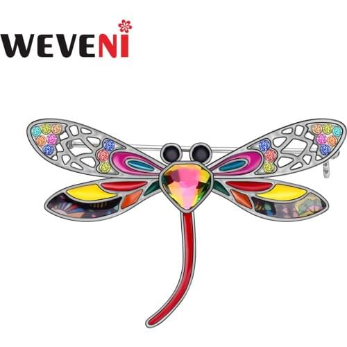 Броши стрекоза на одежду WEVENI China At AliExpress