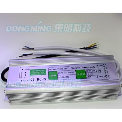 Factory price 120w 10a waterproof power 12v led driver power supply 110-260V dc switching power supply led with high quality