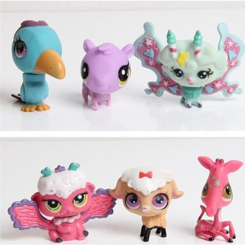 Cute Pet Toy 10/20Pcs Lovely Pet Shop Animals Cat Children Action Figures PVC 4-6CM Toys For Children Collection Gift