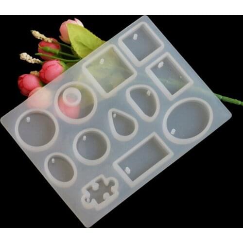 12 Designs Silicone Mold Chocolate Biscuit Cake Decorating Sugarcraft Handmade Soap Candle Candy For Jewelry