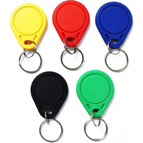 5pcs/Lot UID Changeable IC Tag Keyfob for s50 1k 13.56MHz Writable 0 zero HF ISO14443A Chinese Magic Backdoor Commands