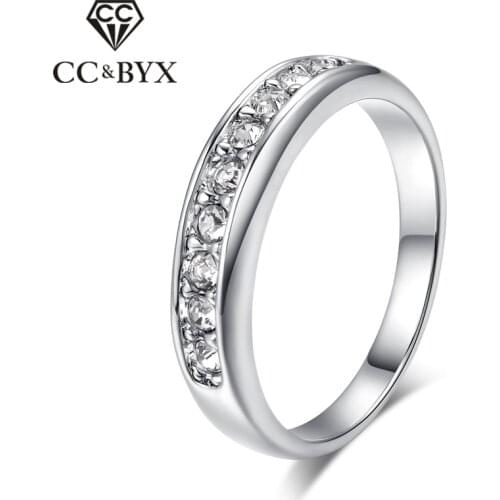 CC Fashion Jewelry Rings For Women Cincin Cubic Zirconia Wanita Charm Bride Wedding Accessories Engagement Ring Bijoux CC1029