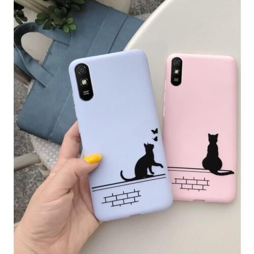Case for Xiaomi redmi 9A 9C redmi9A redmi9C 9 A C case cover Shockproof Silicone Cartoon Soft TPU bumper Phone Back Cover cases