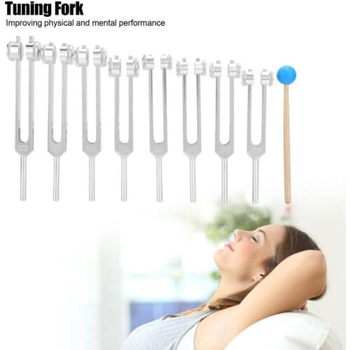 Case Box for Medicines Organizer Tuning Fork Hammer Tool Set Diagnostic Tool for Sound Healing Therapy Healthy Care