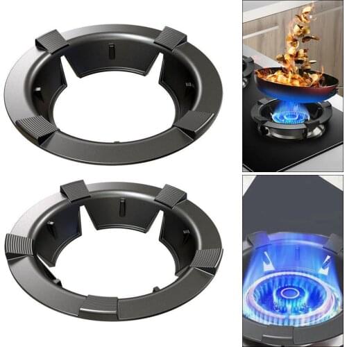 Cast Iron Energy Saving Gas Stove Cover Windproof Wind Shield for Cooker, Pan Support Rack for Pot Cooktop