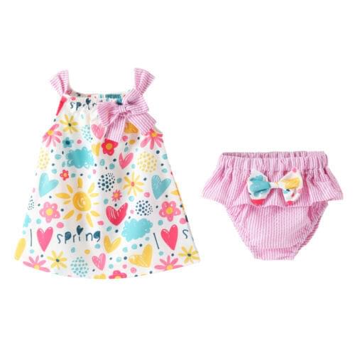 Baby Clothes Cute Toddler Kid Baby Girls Summer Floral Tops Shorts Pants Outfits Clothes