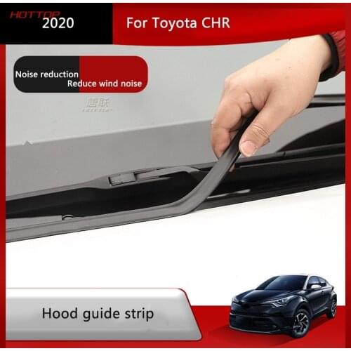 For Toyota CHR C-HR 2018 2019 2020 Hood Guide Strip Hood Spoiler Strip Cut Air Strip Engine Compartment Drain Strip