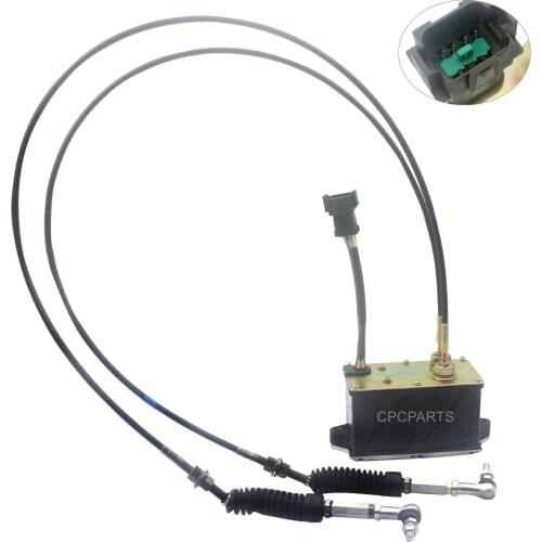 E312C 320C Throttle Motor 227-7672 247-5207 Fits CAT Excavator w/ 2 Cable 7 Pins Step Motor 227-7372 247-5212 309-5954