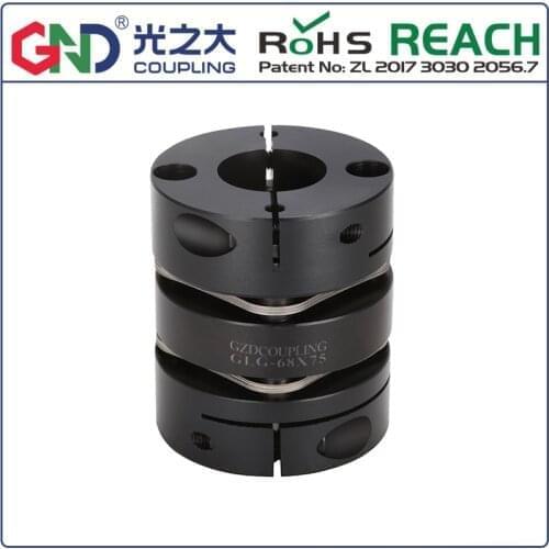 GLG 45# Double Diaphragm Clamp Series shaft coupling D68 to D126mm; L75 to L110mm