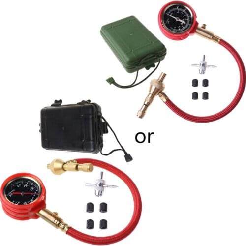 Tyre Tire Air Pressure Gauge Meter Tester for Motor Vehicle Car Bike A0KF