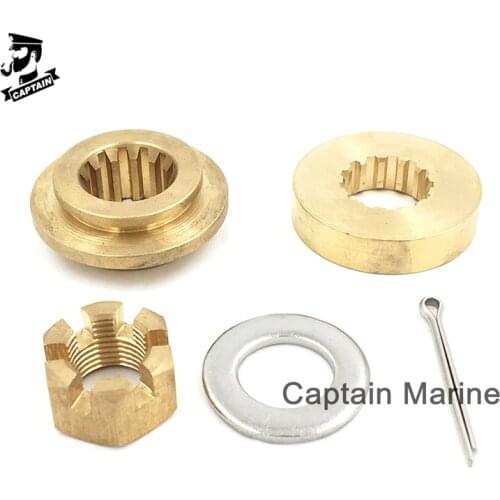 35-60HP Hardware Kit Thrust Washer/Spacer/Nut/Cotter Pin for Honda Outboard Propeller BF35 BF40 BF45 BF50 BF60