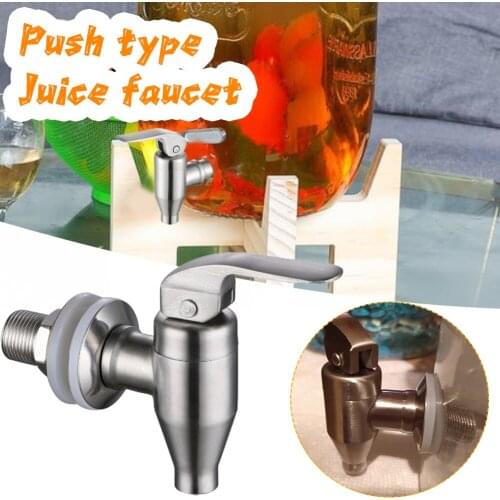 Stainless Steel Metal Spigot For Beverage Dispenser With Replacement Spigot For Glass Drink Jar Bucket Ceramic Water Dispenser