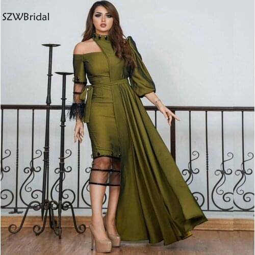 New Arrival Taffeta Dubai Kaftan Evening dress 2021 prom dresses abiye abendkleider Arabic Evening gown Abiye Formal dress party