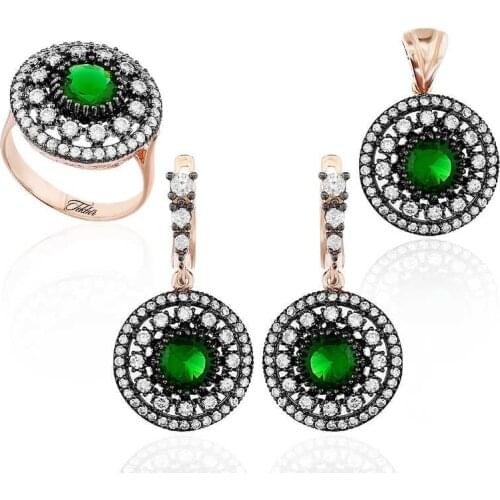 Original silver , Diamond Pattern Set ,Most Special Jewelry Sets Suitable and Quality Products Types