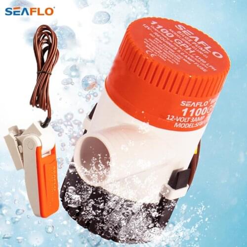 SEAFLO Water Pumps Submersible 12V/24V DC Mini Bilge Electric Pump For Boat Marine Ship Part With Float Switch