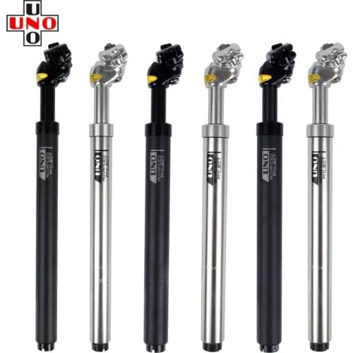 UNO SP-380 MTB Mountain bike Suspension Seatpost Ultralight Shock Absorber Damping 27.2/ 30.9 /31.6mm X350MM Bicycle Accessoris