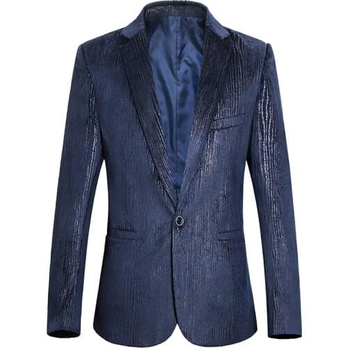 Plus Size S-6XL Luxury mens spring autumn fashion business suit jacket wedding banquet brand slim suit jacket male blazer