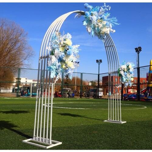 Luxury Iron Pergola Metal Door Arch Rack Flower Archway For Wedding Birthday Backdrops Stage Party Outdoor Background Decor