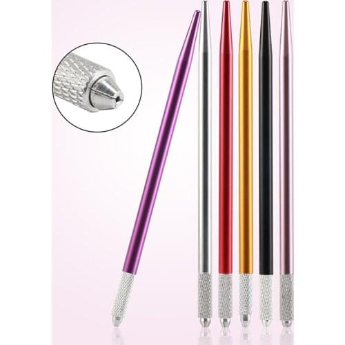 Microblading Manual Pen for Permanent Makeup 3D Eyebrow Embroidery Microblade Shading Pen Tattoo Hand Tool PMU Accessory Supply