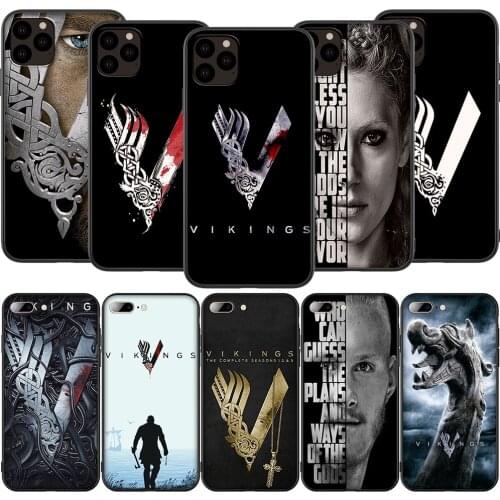 Lavaza K142 Vikings Serie Silicone Soft Case for iPhone 12 Mini 11 Pro XS Max XR X 8 7 6 6S Plus 5 5S SE 2020