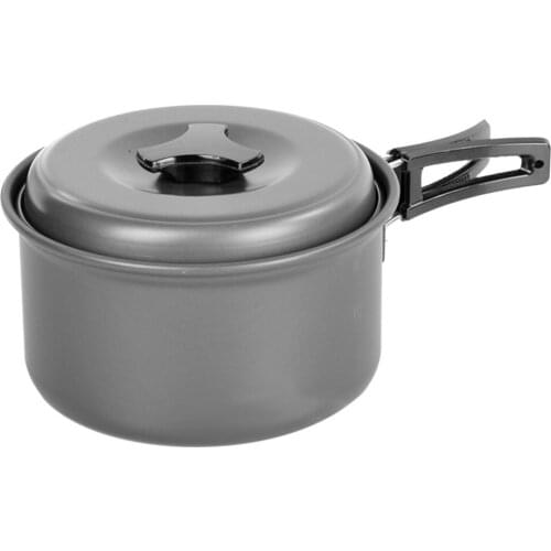 Foldable Cooking Pot Cookware Cooking Utensils Pan Outdoor Camping Cooking Stove Pan Backpacking Picnic Cooking Pot Pan